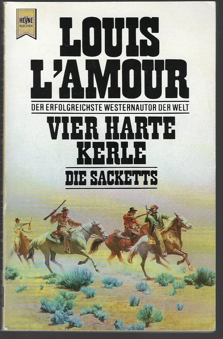 Vier harte Kerle. Die Sacketts. Western- Roman. Books