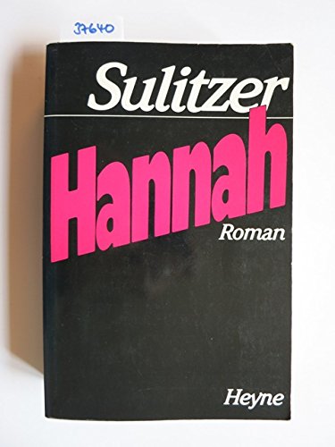 Hannah. Roman. Books