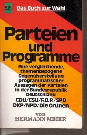 Parteien und Programme. Books