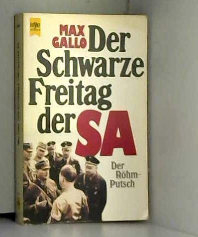 Product Image: Der schwarze Freitag der SA. Der Röhm- Putsch.