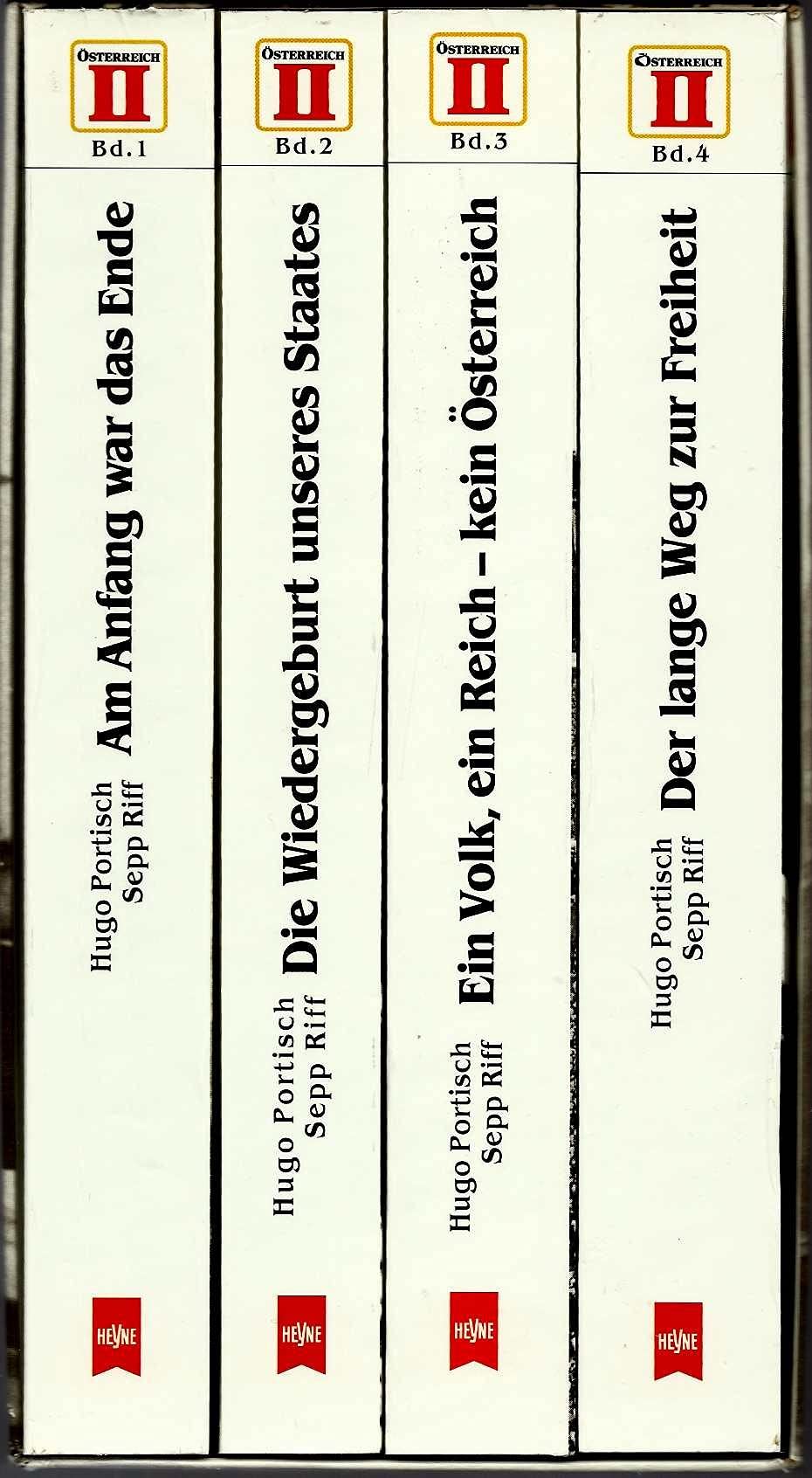 Österreich II. 4 Bände (Bd.1: Am Anfang war das Ende, Bd.2: Die Wiedergeburt unseres Staates, Bd.3: Ein Volk, ein Reich - kein Österreich, Bd.4: Der lange Weg zurück) Books