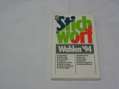 Stichwort Wahlen 94. Books