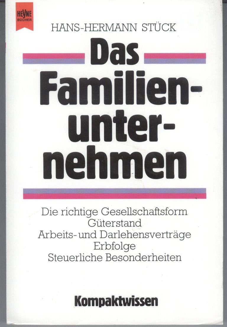 Das Familienunternehmen Business, Finance & Career