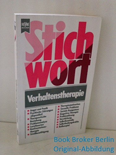 Product Image: Stichwort Verhaltenstherapie