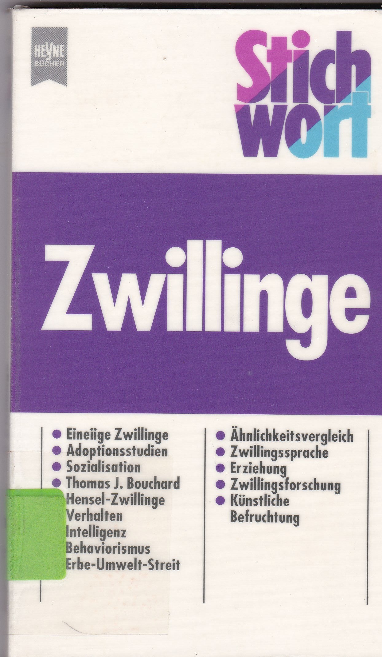 Stichwort Zwillinge Medicine