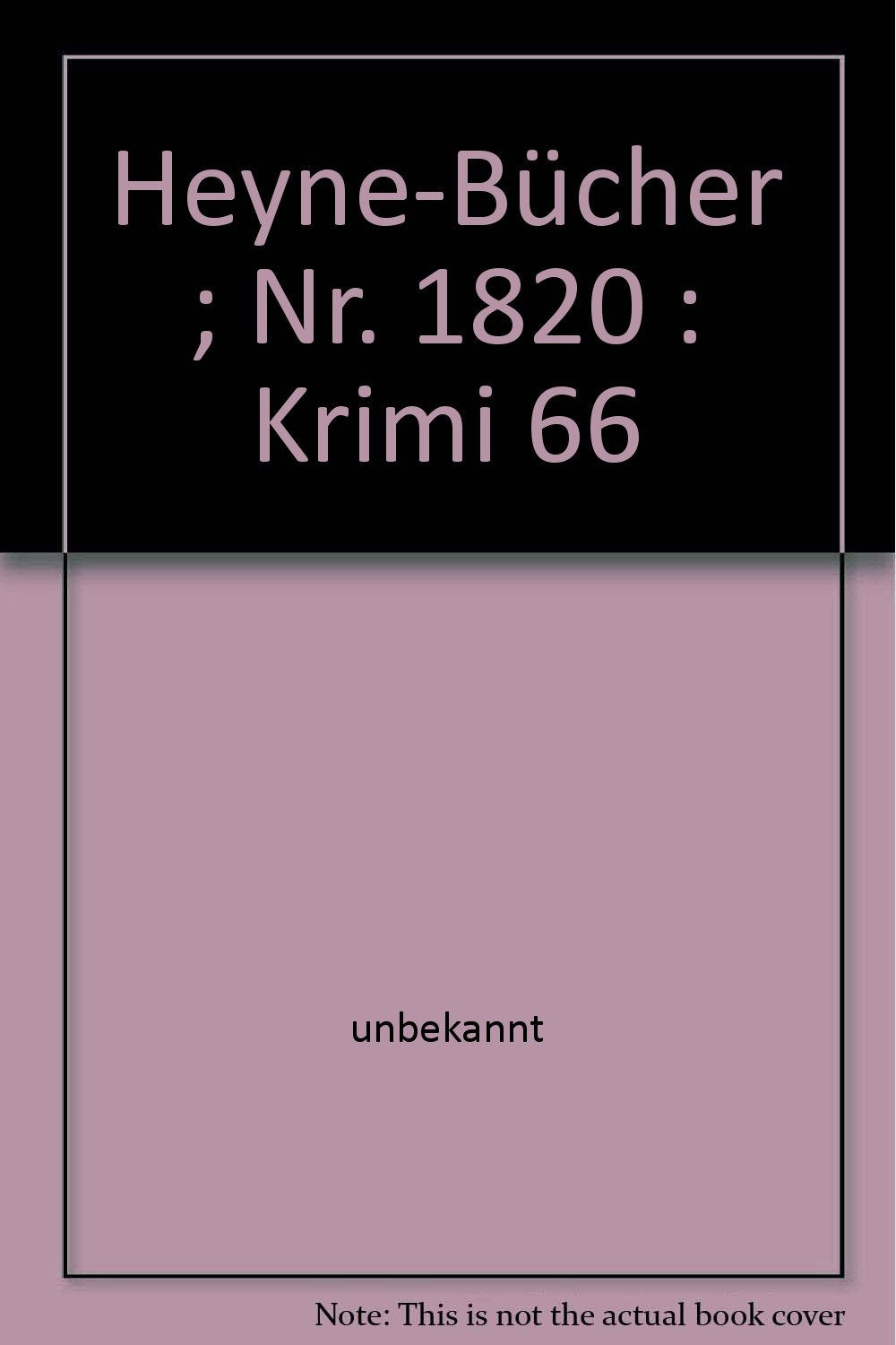 Heyne-Bücher Nr. 1820: Ellery Queen's Kriminal Magazin 66 Books