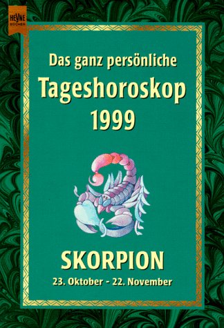 Skorpion: 23. Oktober - 22. November Books