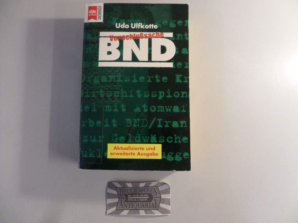 Verschlusssache BND Politics & History books