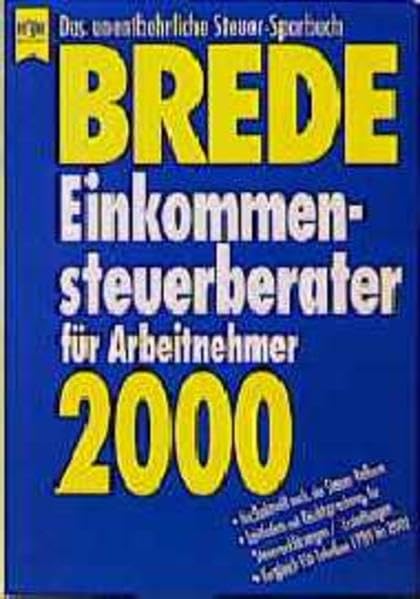 Einkommensteuerberater 2000 (Heyne Praktische Reihe Ratgeber (08)) Business, Finance & Career