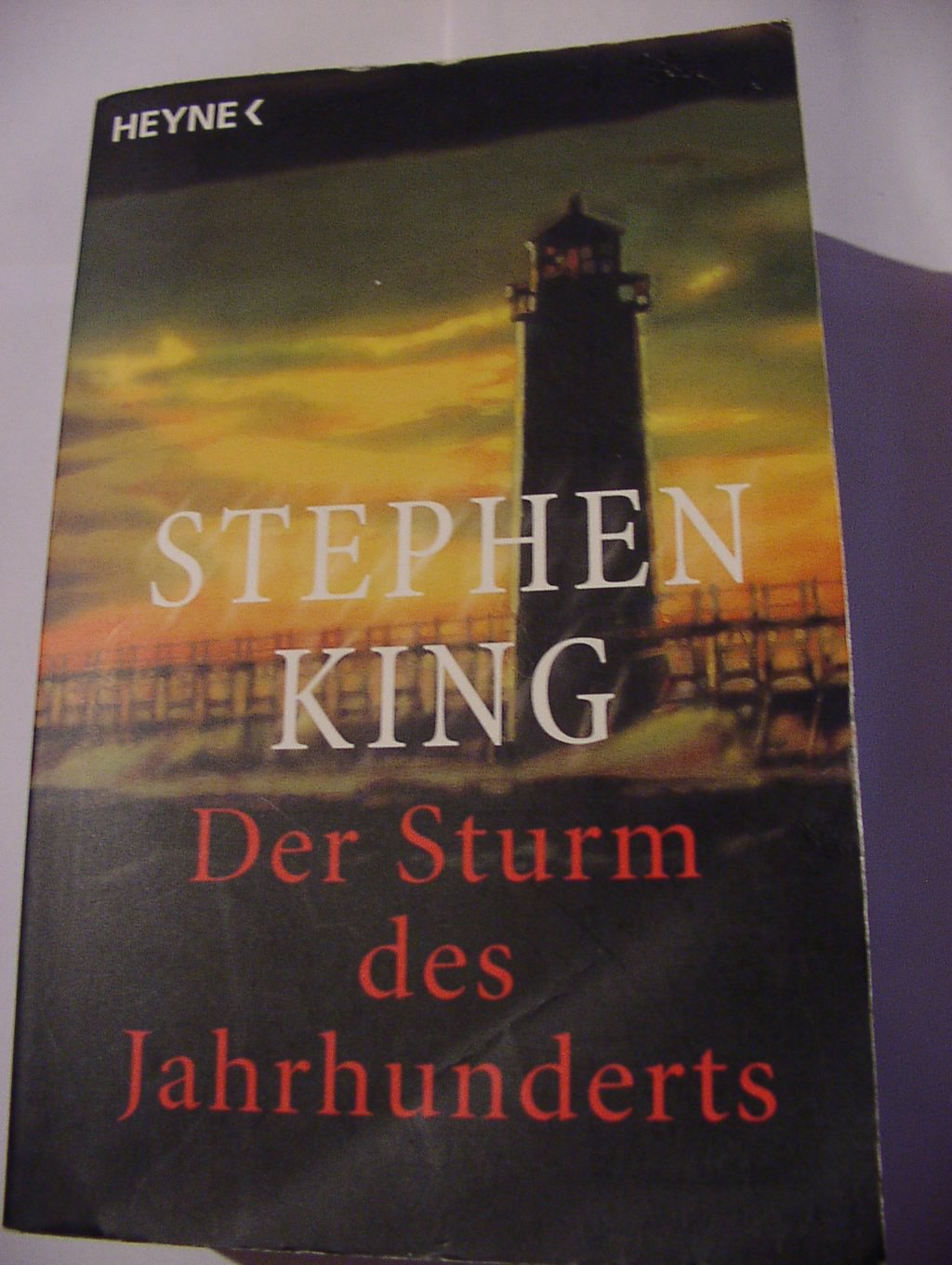 Der Sturm des Jahrhunderts: Originaldrehbuch. Aus d. Amerikan. v. Peter Robert Horror & Mystery
