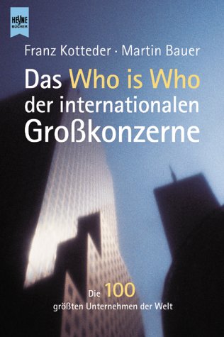 Das Who is Who der internationalen Großkonzerne Business, Finance & Career