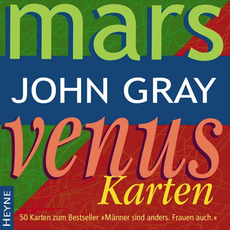 Mars-Venus-Karten. Karten-Set zum Bestseller Männer sind anders. Frauen auch Psychology