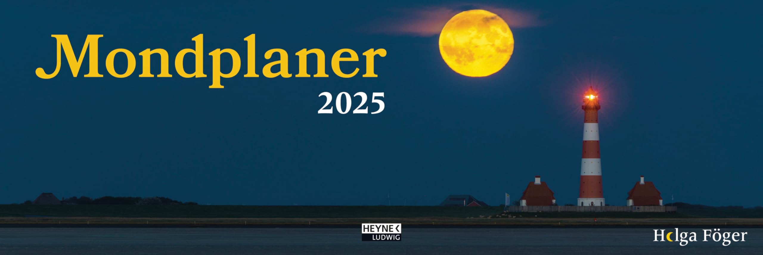 Mondplaner 2025: Der Wochenplaner für den Schreibtisch – Mit Monatsübersicht und viel Platz für Termine und Notizen – auch zum Aufstellen – 32,0 x 10,7 cm Leisure, Home & Garden