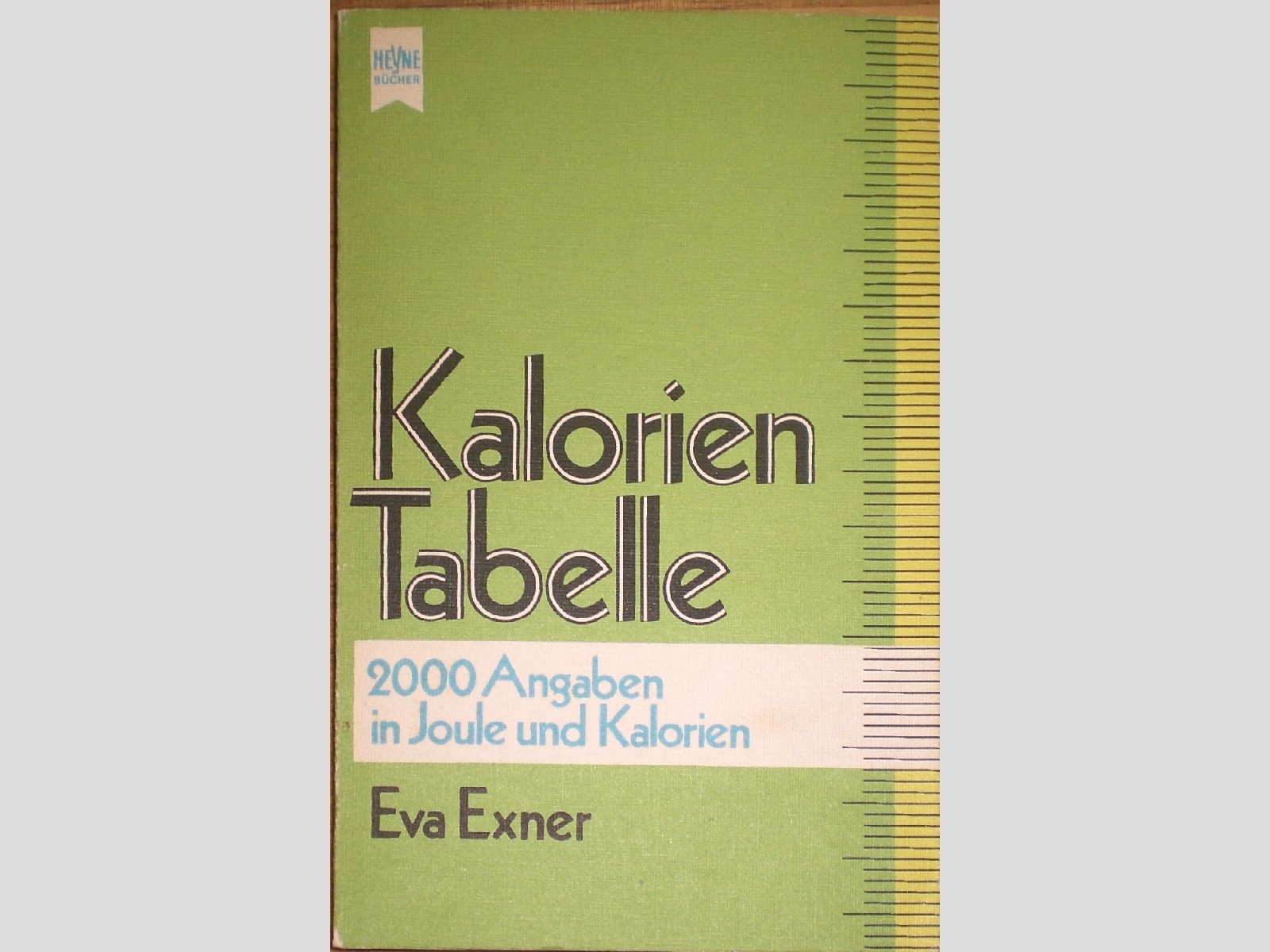 Kalorien - Tabelle. Mit 2000 Angaben in Joule und Kalorien. Books