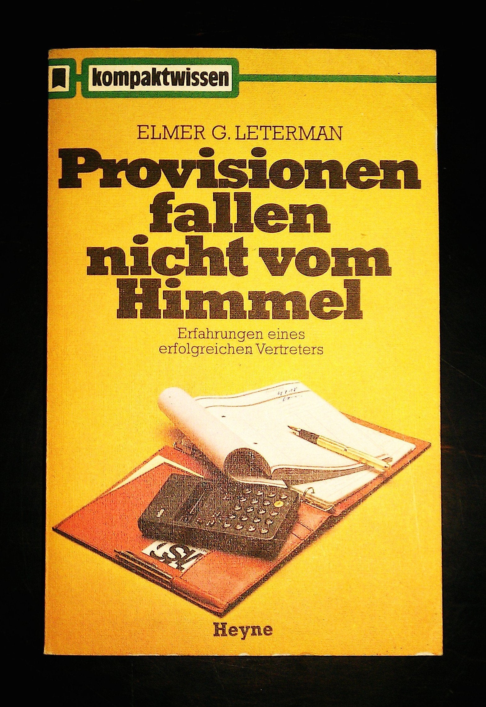 Provisionen fallen nicht vom Himmel. Business & Technology