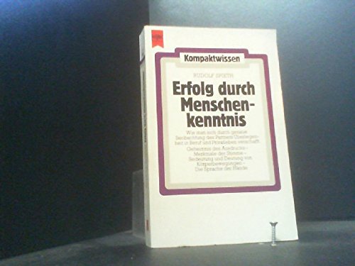 Product Image: Erfolg durch Menschenkenntnis.