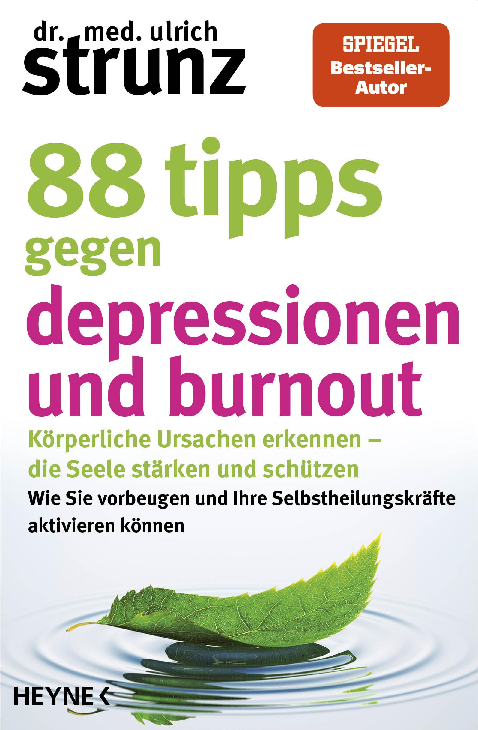 88 Tipps gegen Depressionen und Burnout Medicine