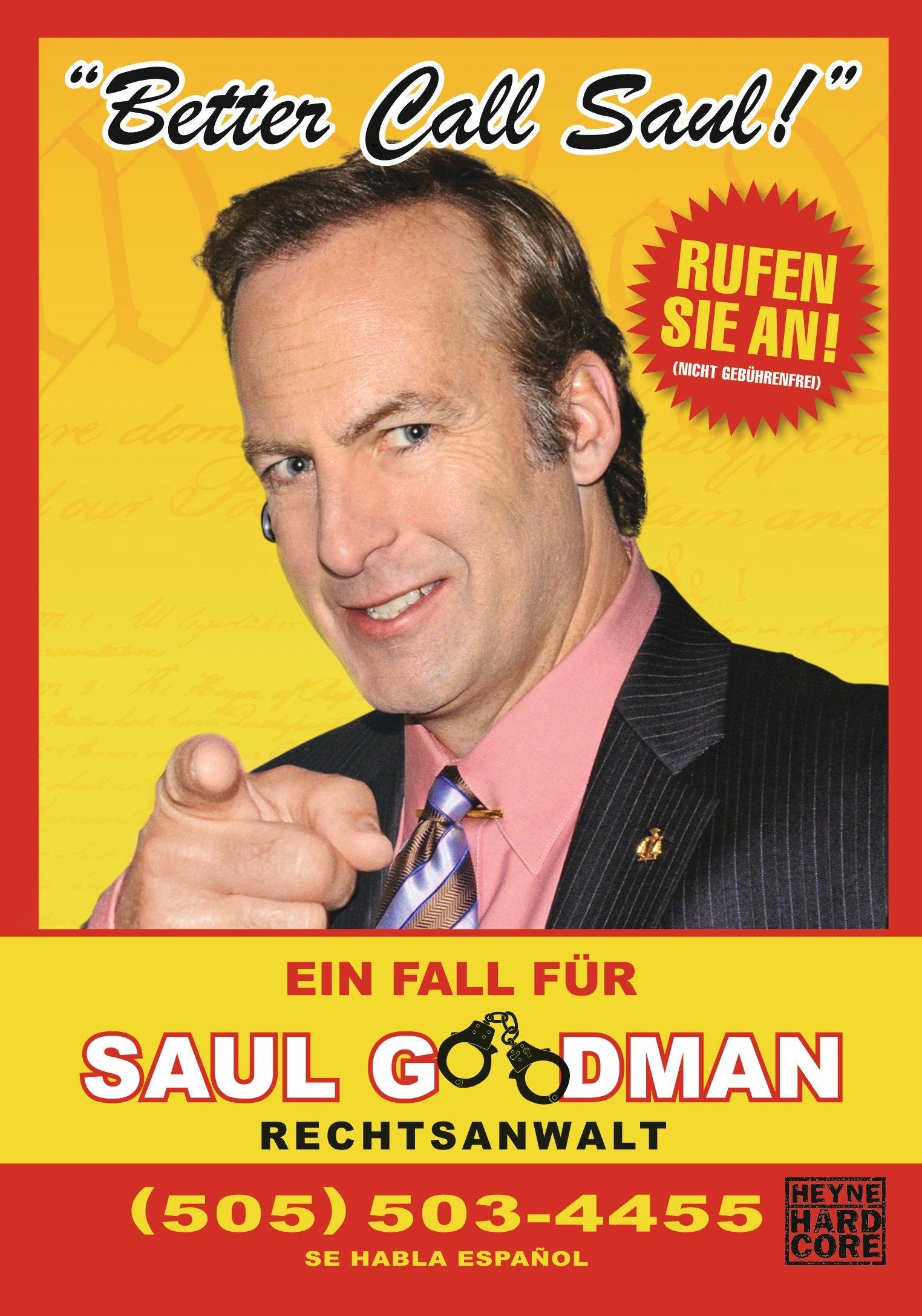 Better Call Saul: Ein Fall für Saul Goodman. Rechtsanwalt Film, Art & Culture