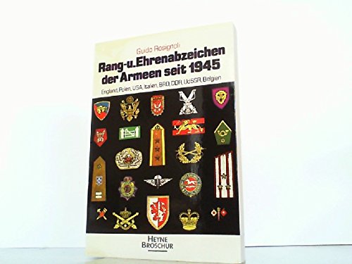 Rang- und Ehrenabzeichen der Armeen seit 1945. England, Polen, USA, Italien, BRD, DDR, UdSSR, Belgien Books