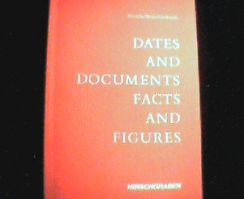 DATES AND DOCUMENTS FACTS AND FIGURES Books