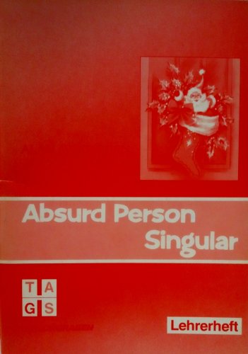Absurd Person Singular. Lehrerheft (Literarische Texte für den Englischunterricht auf der Sekundarstufe II) Books
