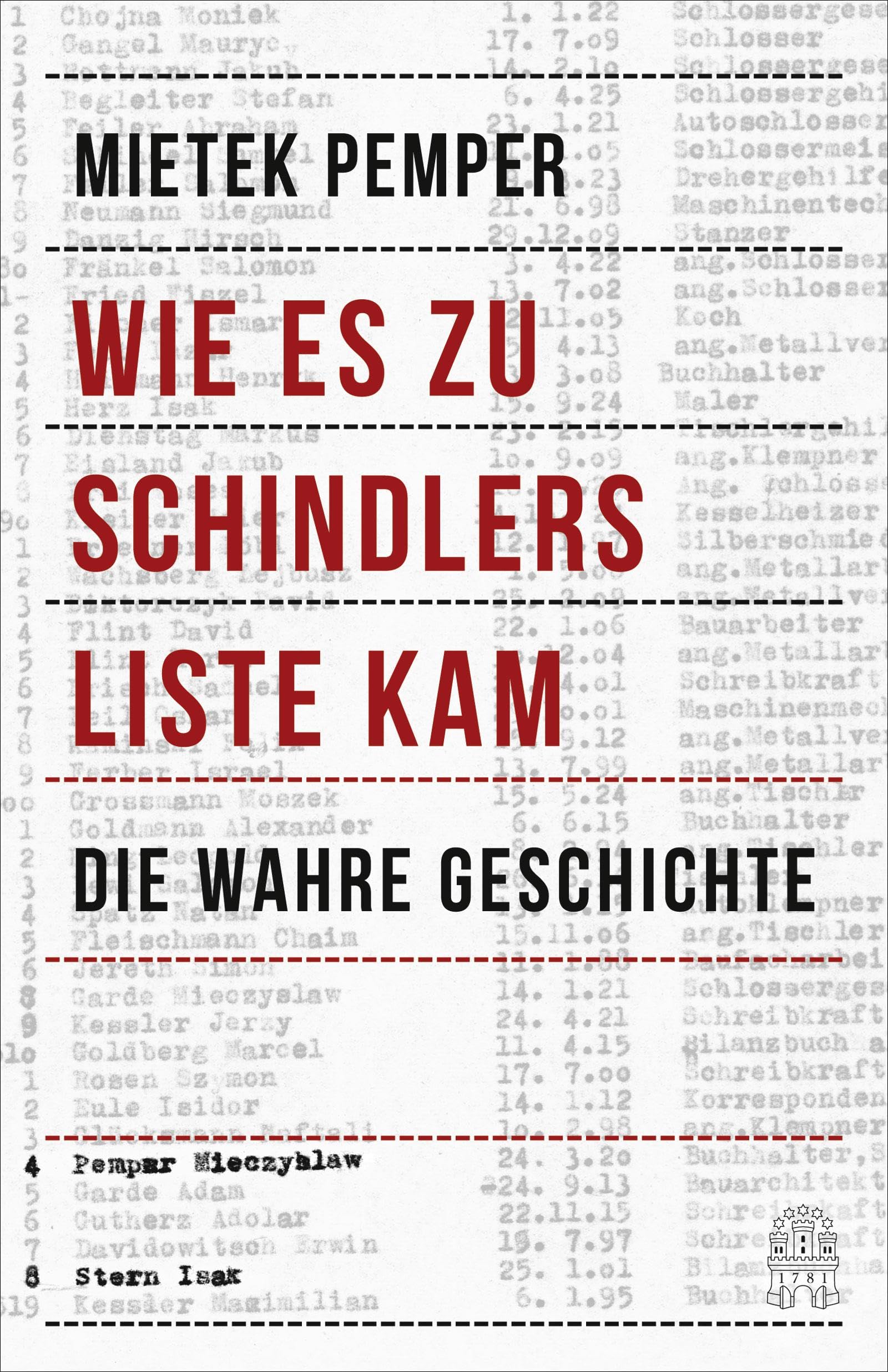 Wie es zu Schindlers Liste kam Art & Literature