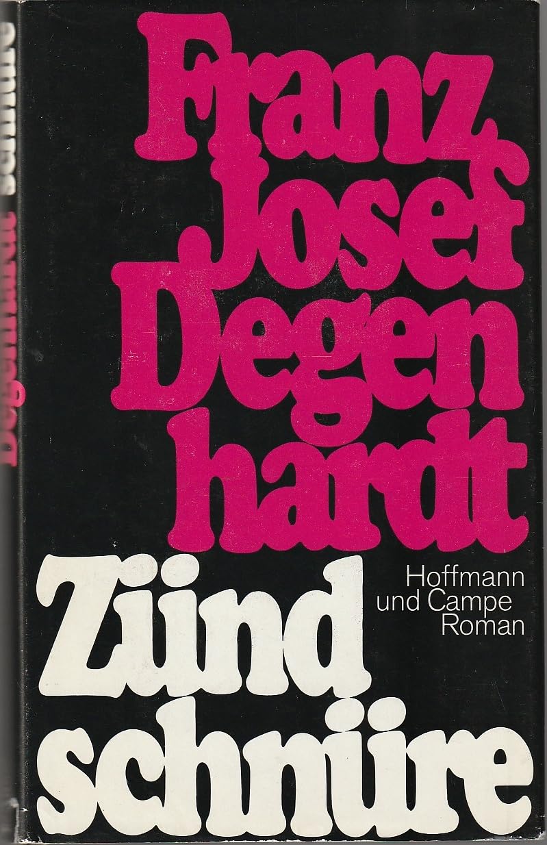 Zündschnüre Contemporary literature