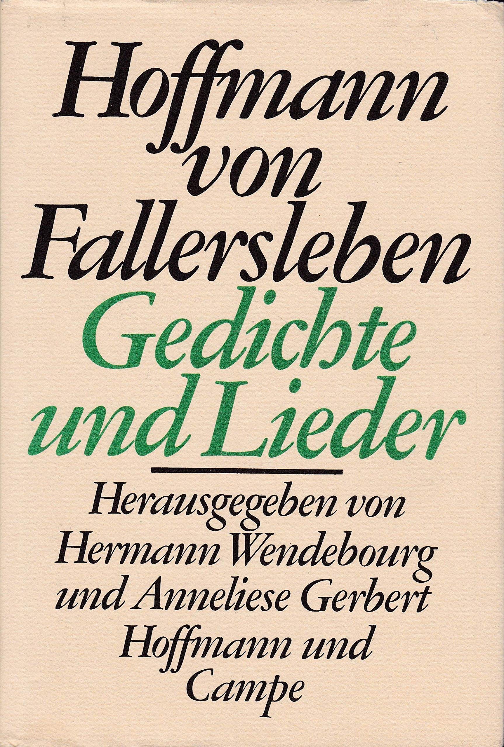 Gedichte und Lieder Books