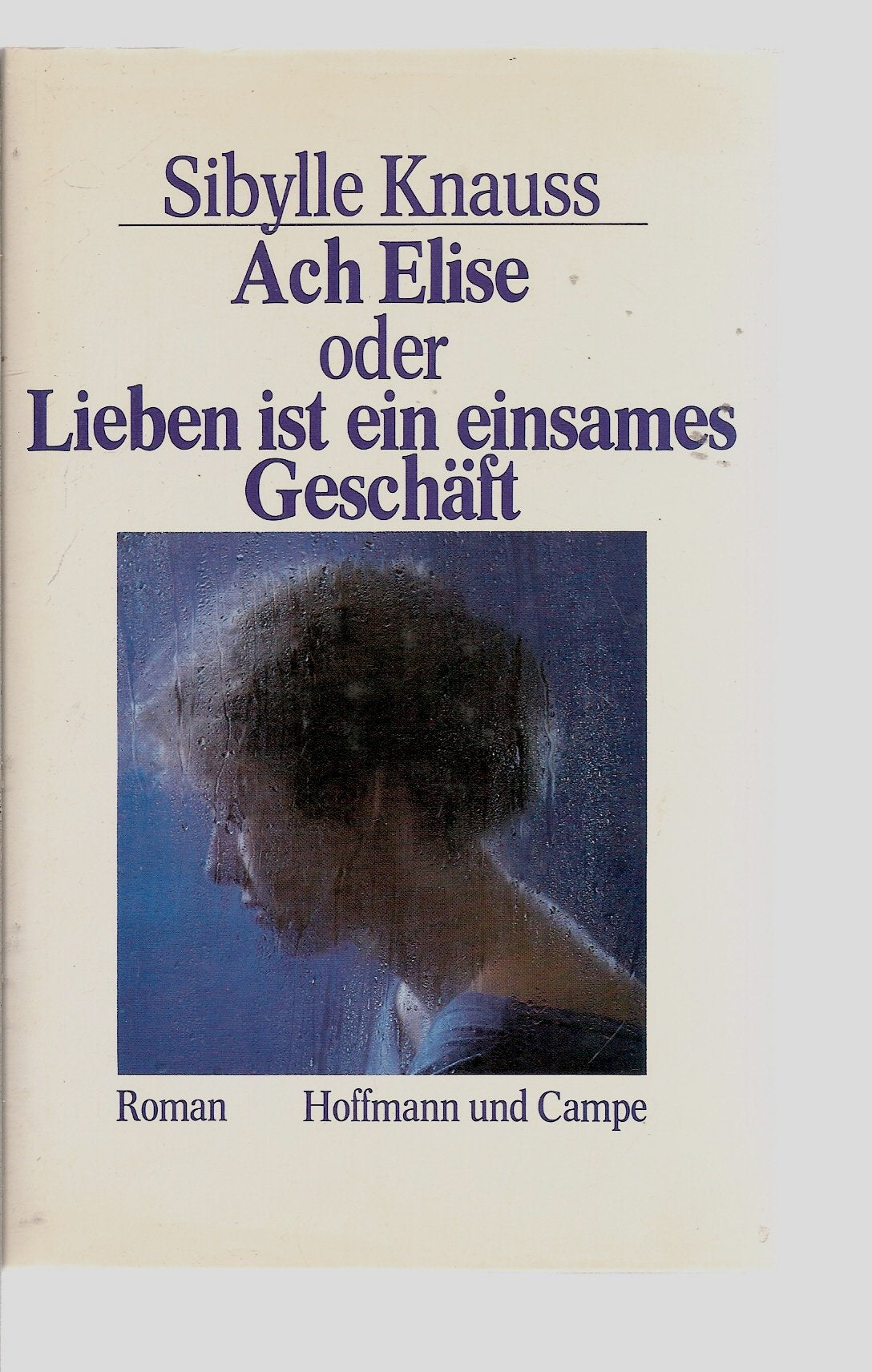 Ach Elise oder Lieben ist ein einsames Geschäft: Roman Books