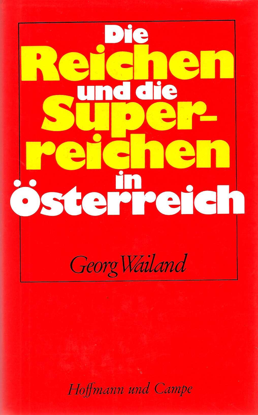 Die Reichen und die Superreichen in Österreich Social Sciences