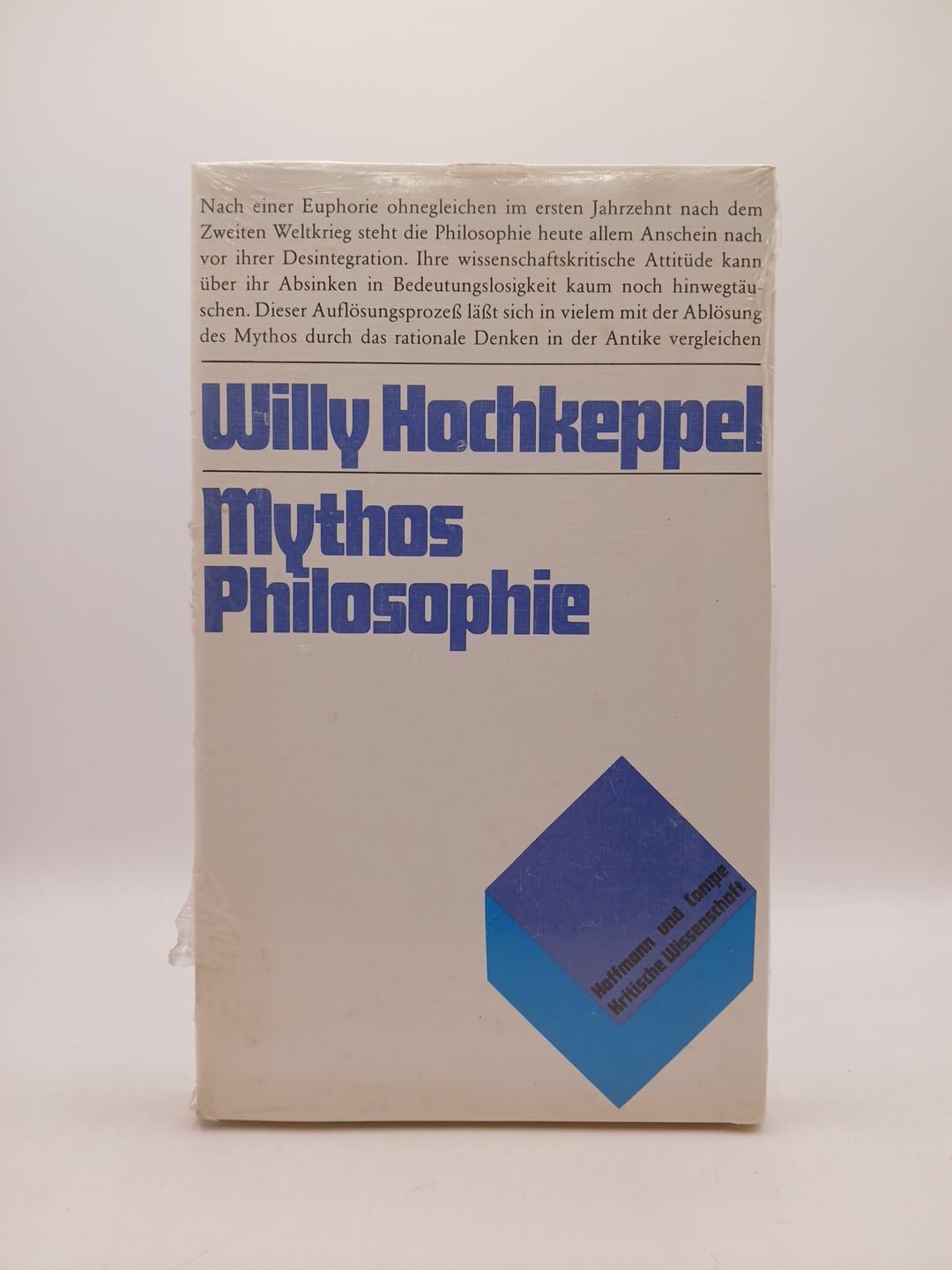 Mythos Philosophie Philosophy Books