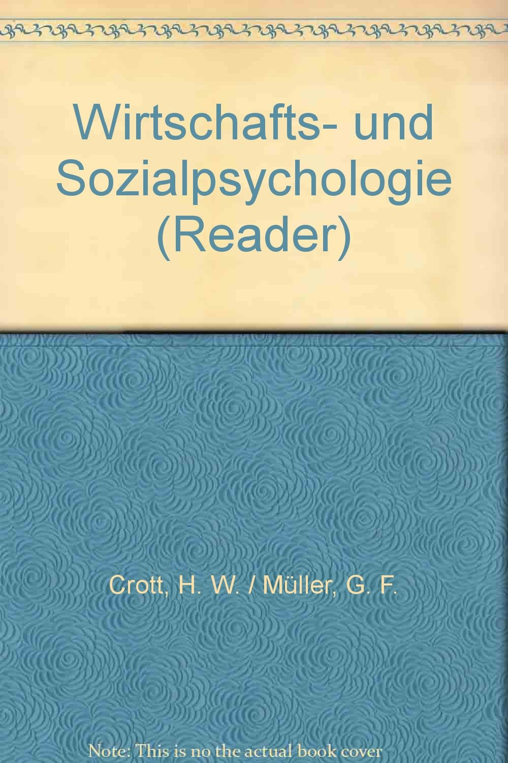 Wirtschafts- und Sozialpsychologie General education