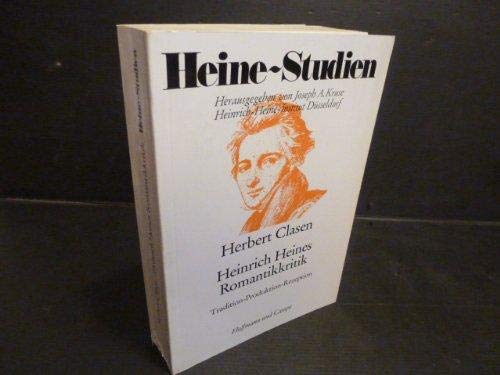 Heinrich Heines Romantikkritik Essays & Short Stories