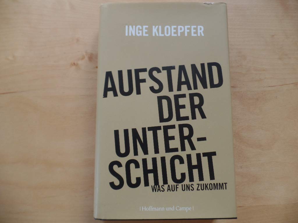 Aufstand der Unterschicht Books