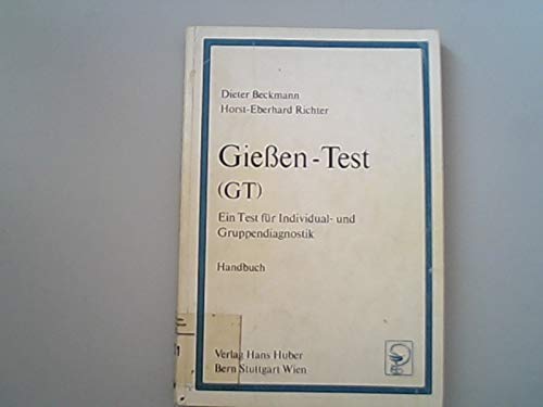 Gießen-Test (GT) - Ein Test für Individual- und Gruppendiagnostik - Handbuch Books