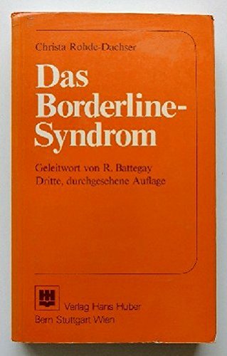 Das Borderline-Syndrom Medicine Books