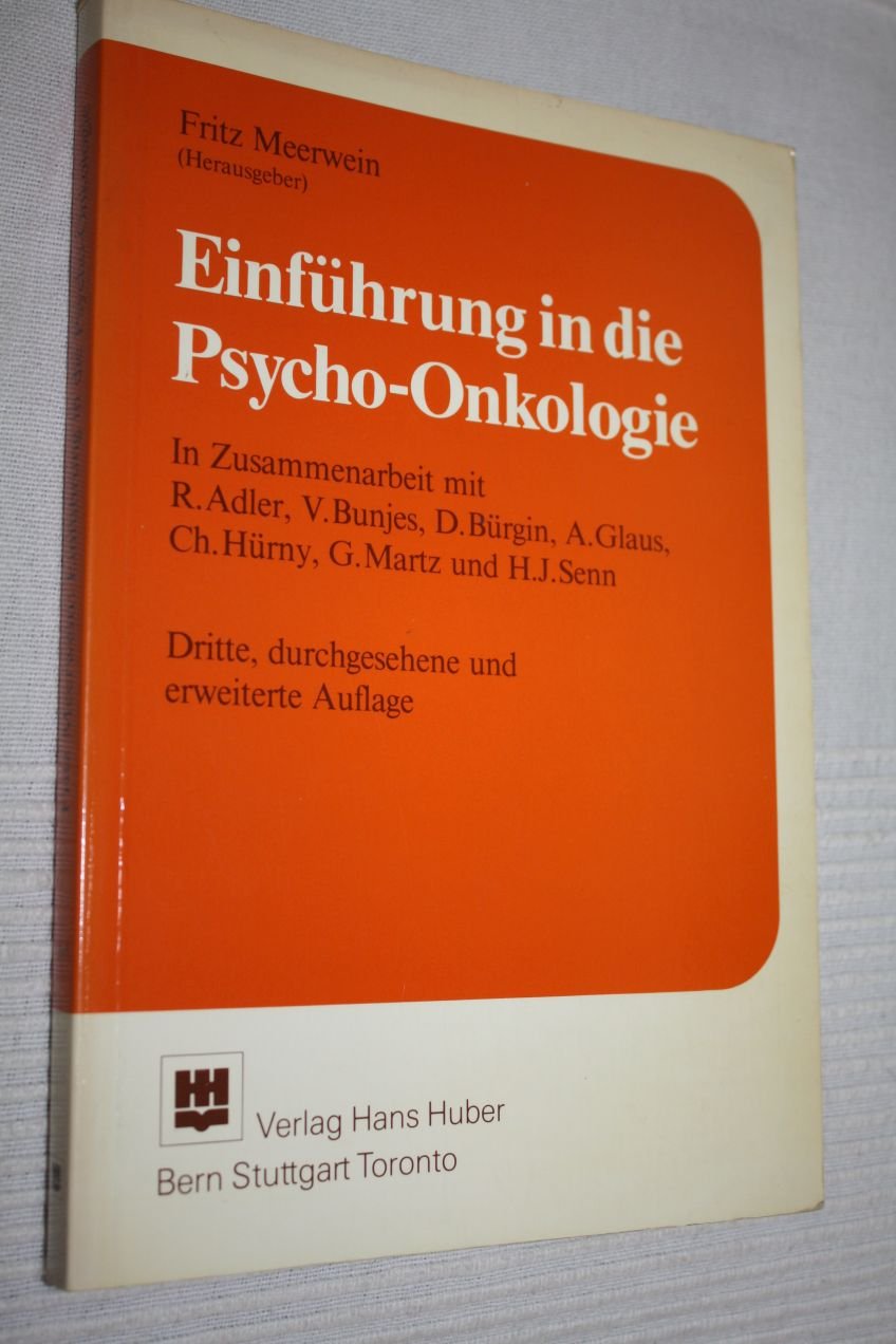 Einführung in die Psycho-Onkologie Medicine