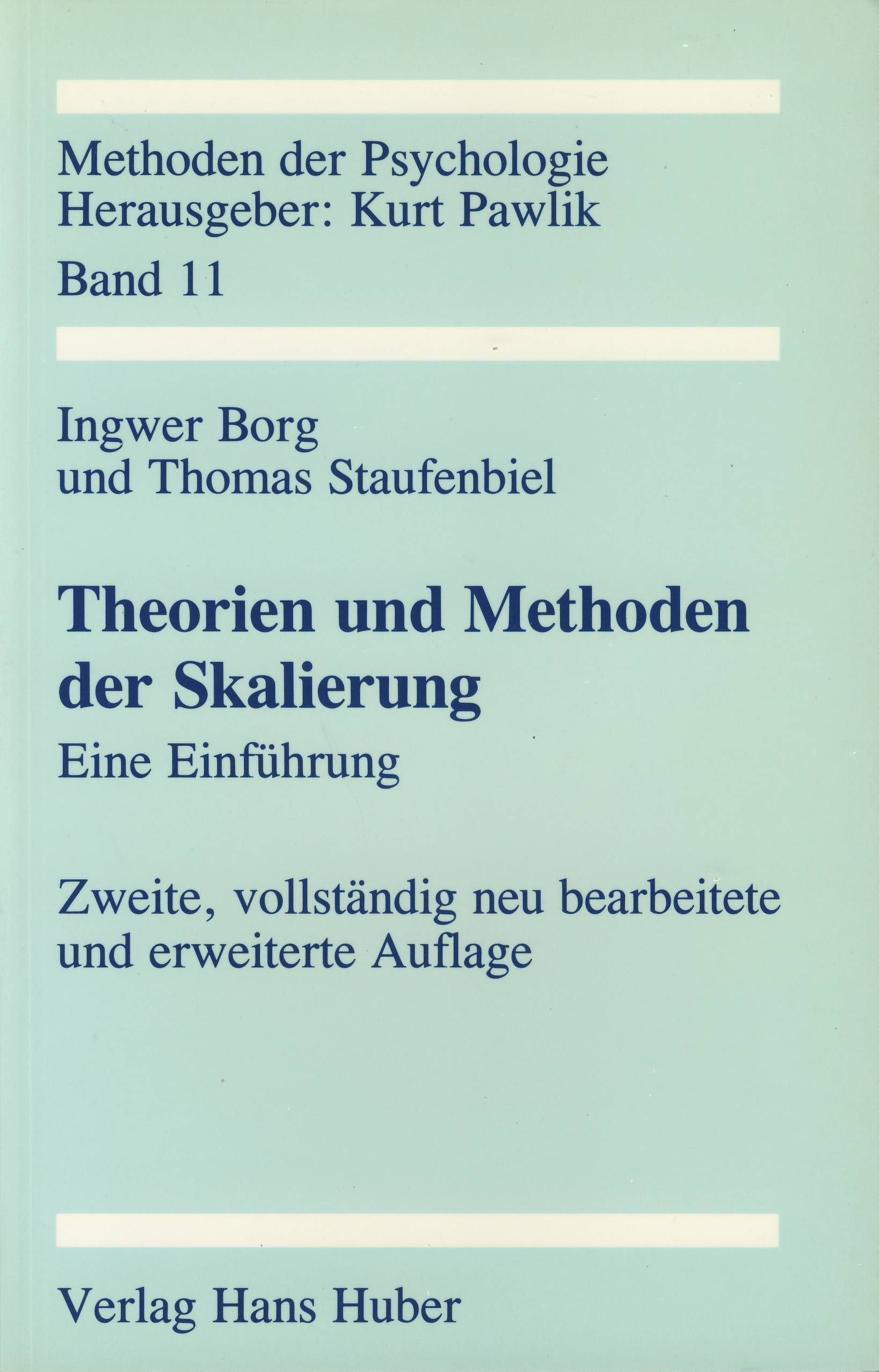 Theorien und Methoden der Skalierung: Eine Einführung (Methoden der Psychologie) Mathematics