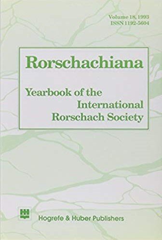 Rorschachiana: Yearbook of the International Rorschach Society book