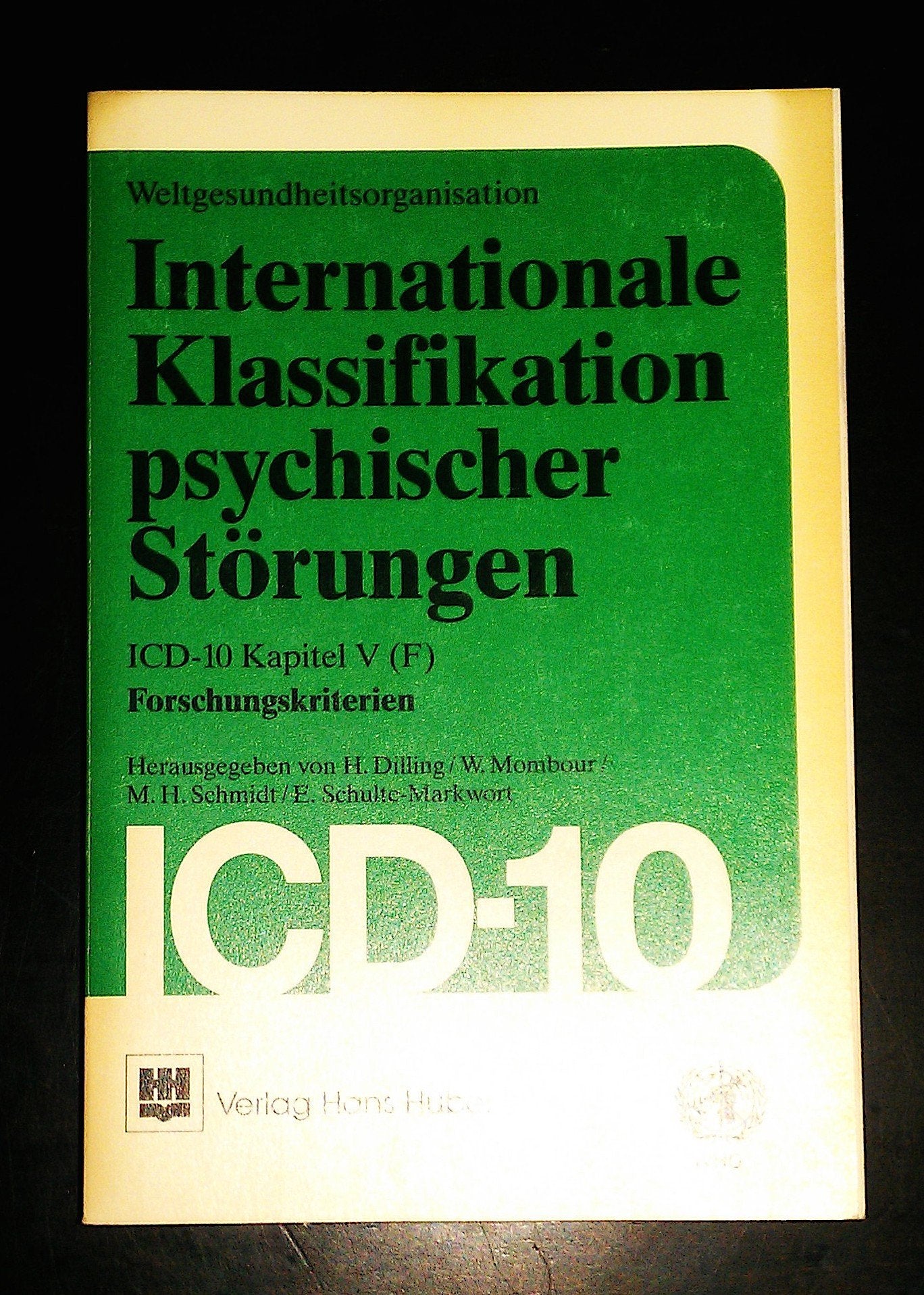 Internationale Klassifikation psychischer Störungen, Forschungskriterien: ICD-10 Kapitel V (F).Forschungskriterien Psychology