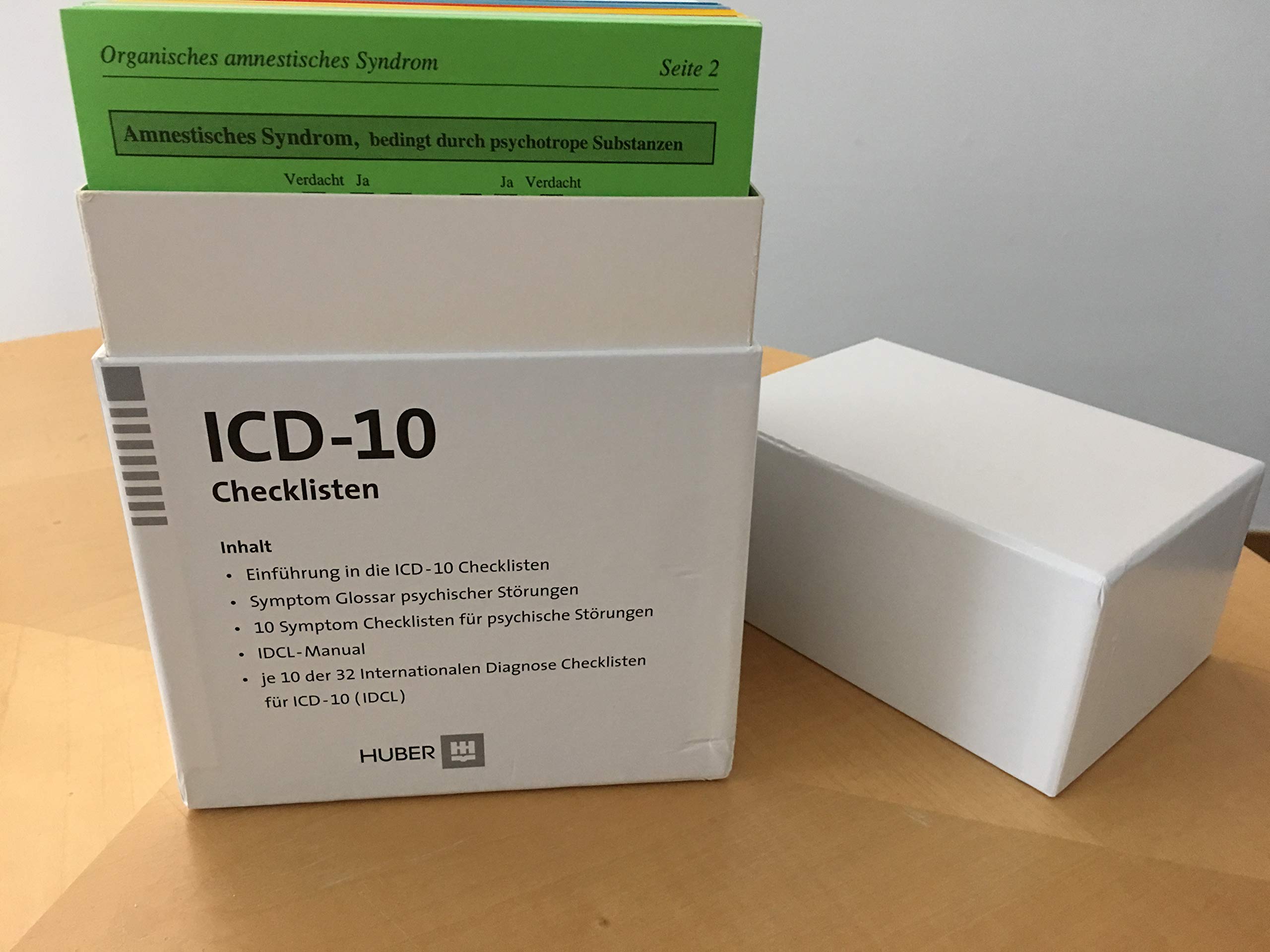 ICD-10 Checklisten / IDCL Testkasten komplett internationale Diagnosen Medicine