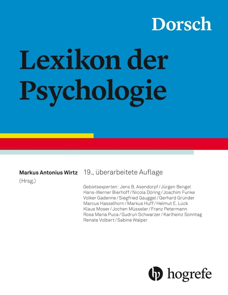 Dorsch - Lexikon der Psychologie Medicine