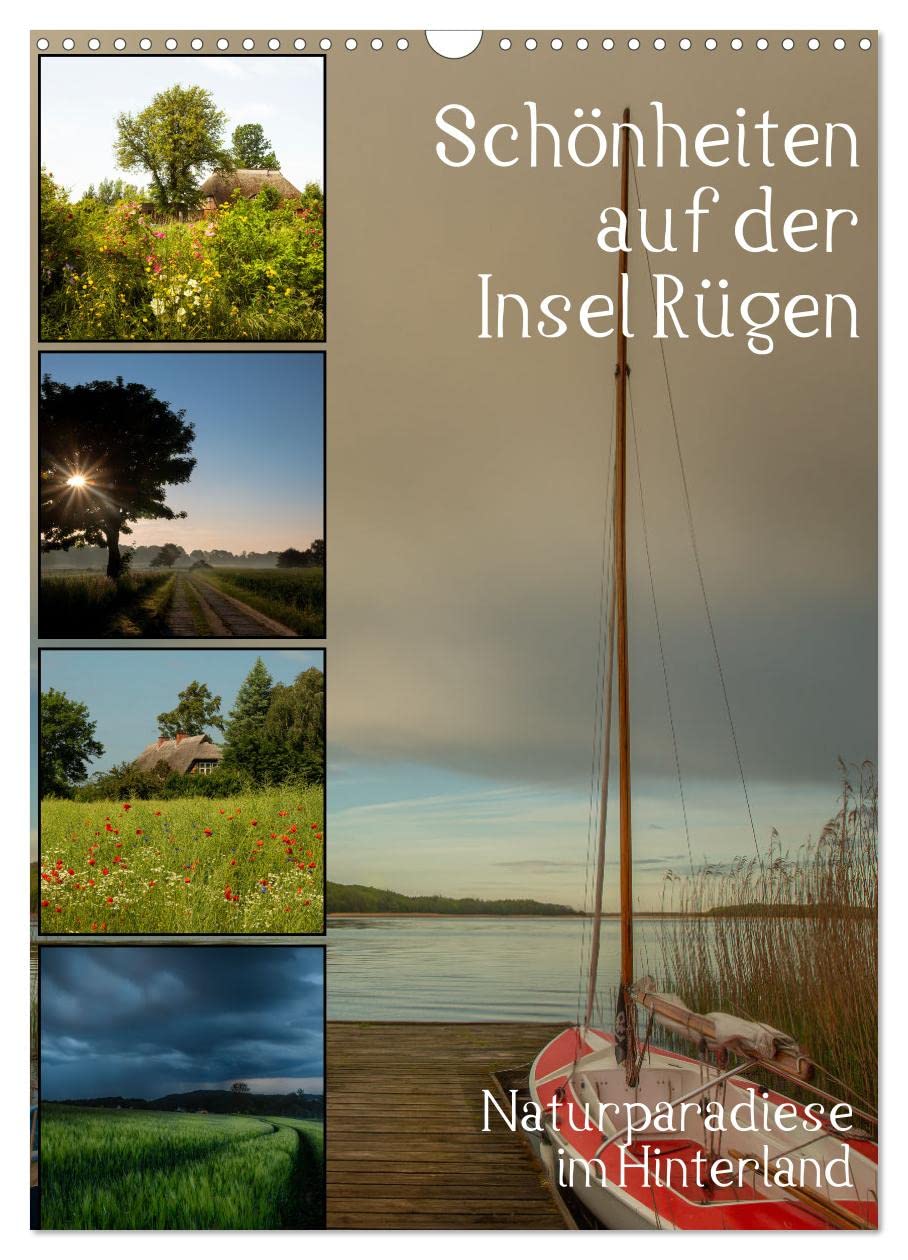 Schönheiten auf der Insel Rügen (Wandkalender 2025 DIN A3 hoch), CALVENDO Monatskalender: Stille Schönheiten im Hinterland der Insel Rügen (CALVENDO Natur) Leisure, Home & Garden