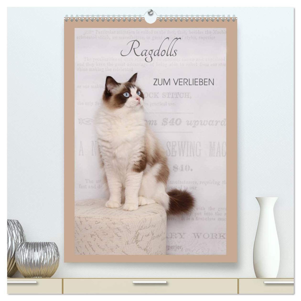Ragdolls zum Verlieben (hochwertiger Premium Wandkalender 2025 DIN A2 hoch), Kunstdruck in Hochglanz: 13 liebevoll zusammengestellte Farbaufnamen der ... erfreuen jeden Katzenfreund. (CALVENDO Tiere) Living & Furnishing