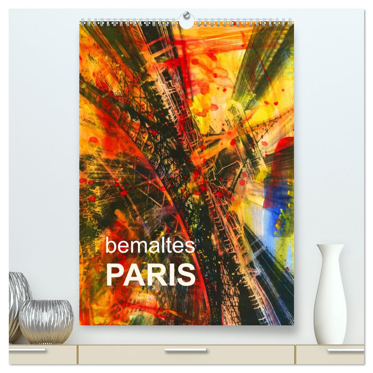 bemaltes Paris (hochwertiger Premium Wandkalender 2025 DIN A2 hoch), Kunstdruck in Hochglanz: Paris - ganz anders (CALVENDO Kunst) Film, Art & Culture