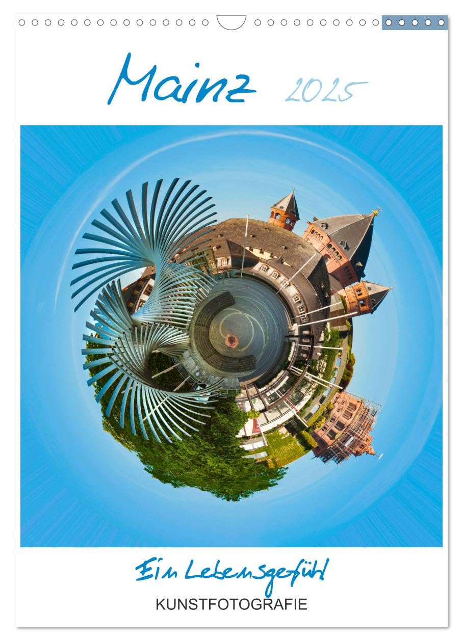 Mainz. Ein Lebensgefühl (Wandkalender 2025 DIN A3 hoch), CALVENDO Monatskalender: Mainz künstlerisch gestaltet mit kleinen Planeten. (CALVENDO Orte) Leisure, Home & Garden