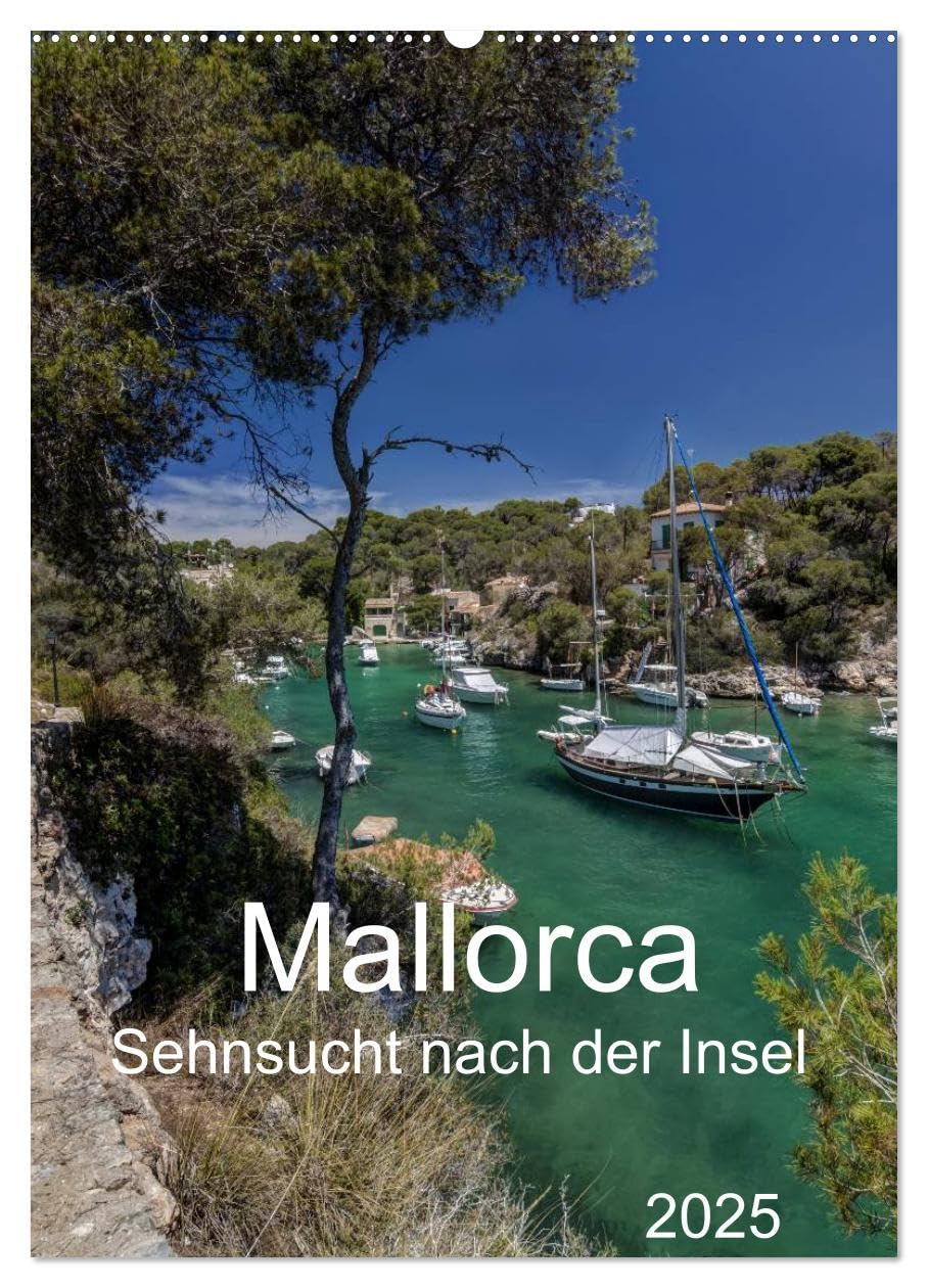 Mallorca - Sehnsucht nach der Insel (Wandkalender 2025 DIN A2 hoch), CALVENDO Monatskalender: Exklusive Bilder der Insel Mallorca als Kalender im Hochformat (CALVENDO Orte) Leisure, Home & Garden