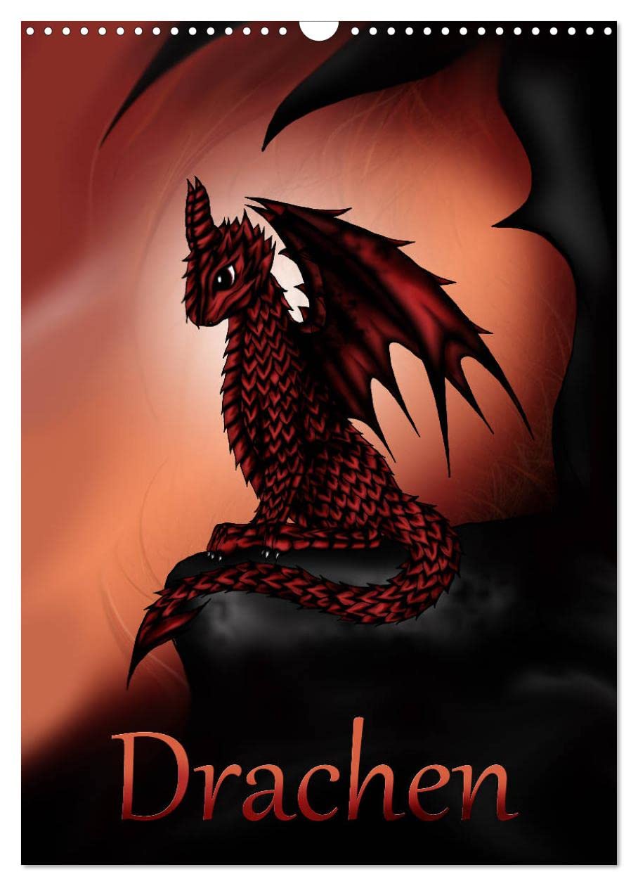 Drachen (Wandkalender 2025 DIN A3 hoch), CALVENDO Monatskalender: Fantasie-Drachen (CALVENDO Kunst) Contemporary literature