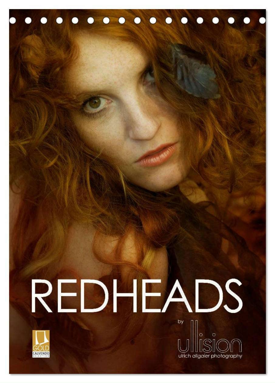 REDHEADS (Tischkalender 2025 DIN A5 hoch), CALVENDO Monatskalender: sinnlich - schön – sehnsuchtsvoll; Monatskalender im Zauber roten Haares (CALVENDO Erotik) Calendars