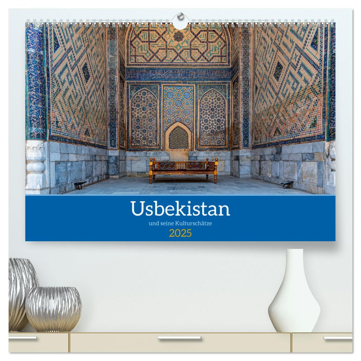Usbekistan und seine Kulturschätze (hochwertiger Premium Wandkalender 2025 DIN A2 quer), Kunstdruck in Hochglanz: prächtige Architektur und Kultur (CALVENDO Orte) Film, Art & Culture